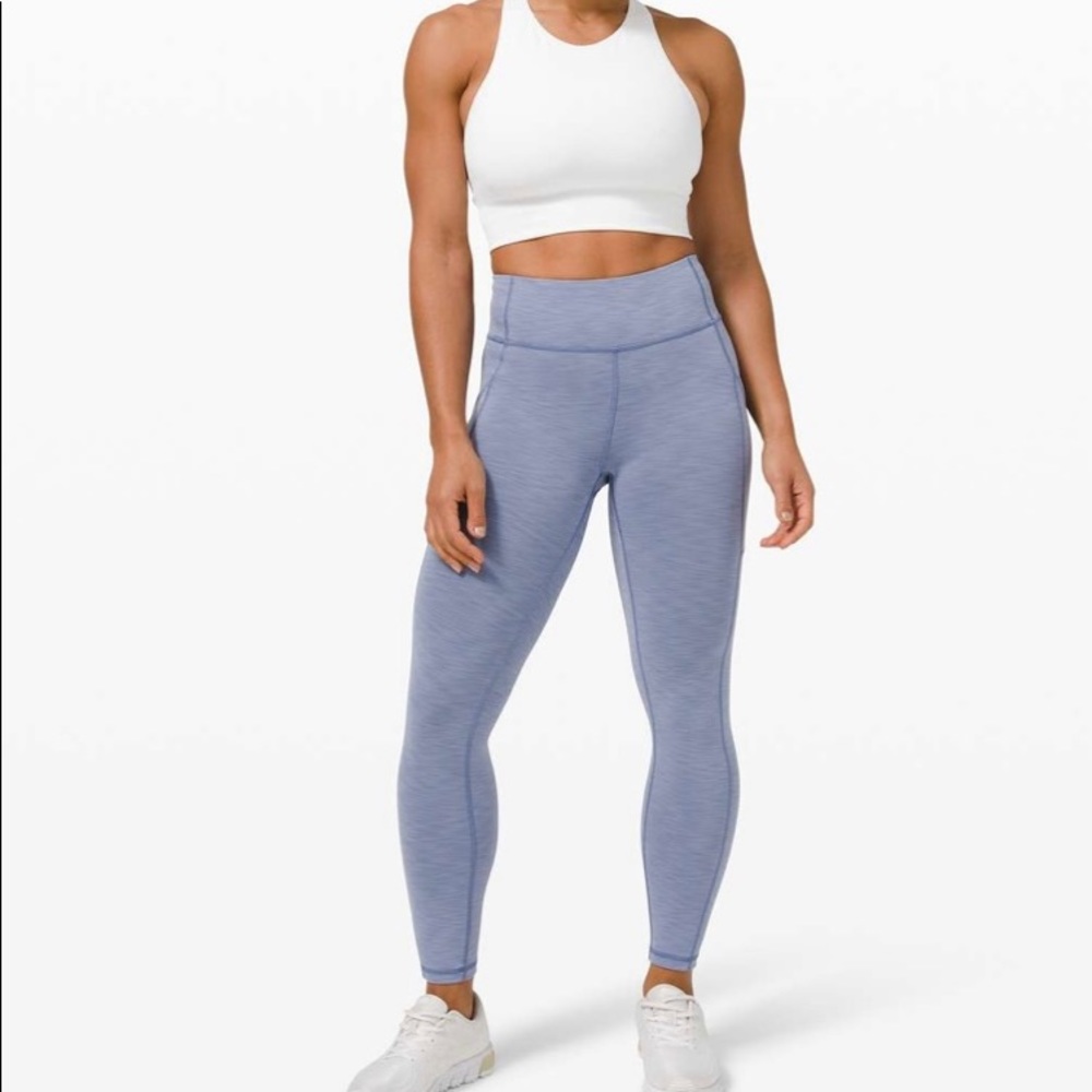 NWT Lululemon Invigorate High-Rise Tight 25" size: 2 color Heathered Water Drop